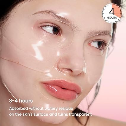 BIODANCE Bio-Collagen Real Deep Mask, Hydrogel Mask, Pore Minimizing, Elasticity Improvement, Korean Skincare | (34g) x 4