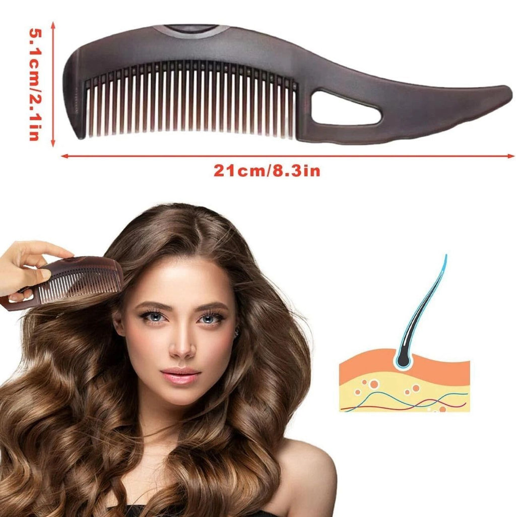 Detox Scalp Comb – Hollow Tooth Anti-Dandruff Energy Massager