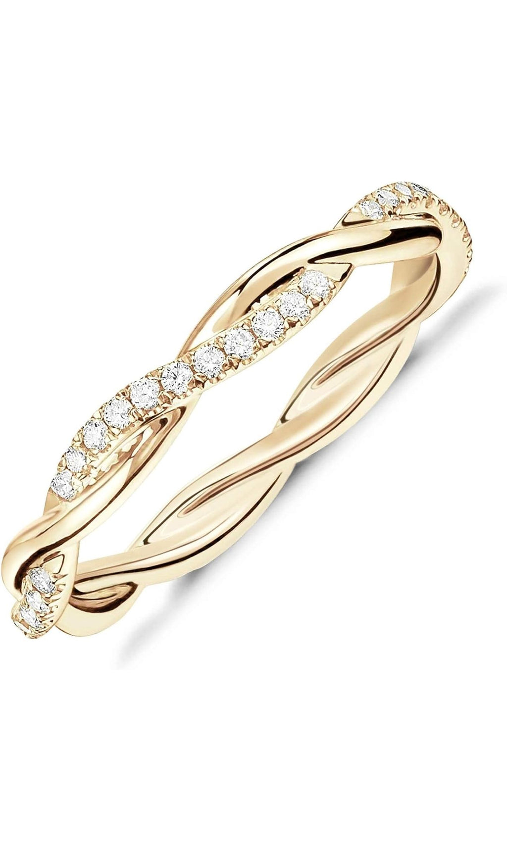 Gold & Silver Color Eternity Rings