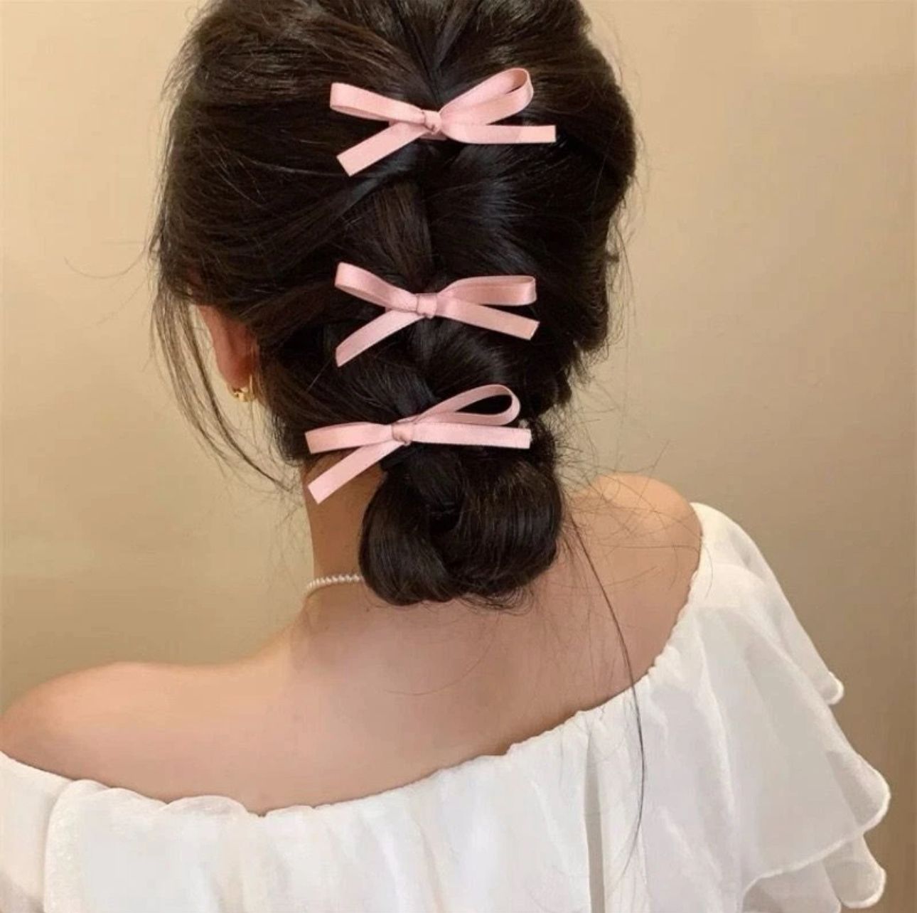 Lace Ribbon Hair Clips – Set of 3 Sweet & Spicy Accessories