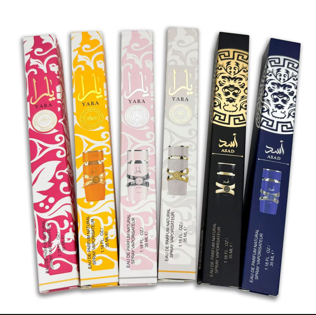 35ml Arabian Perfume Collection – Yara, Asad, Eclaire, Club de Nuit & More | From £1