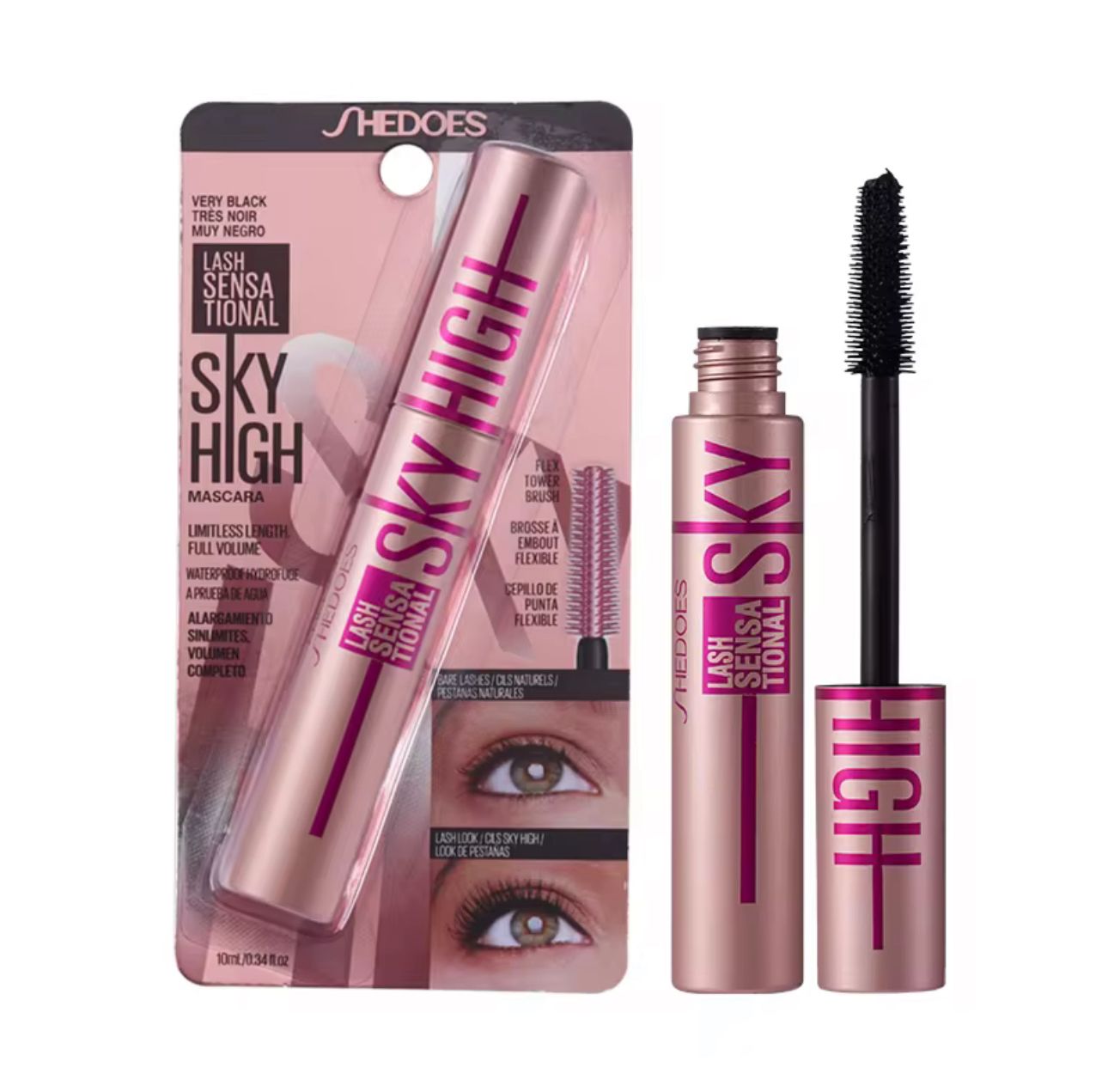 Sky High Waterproof Mascara – Extreme Volume & Curl