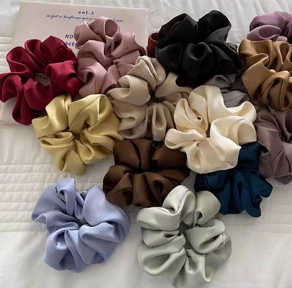 Satin Large Scrunchie – Soft & Stylish Hair Tie for Women