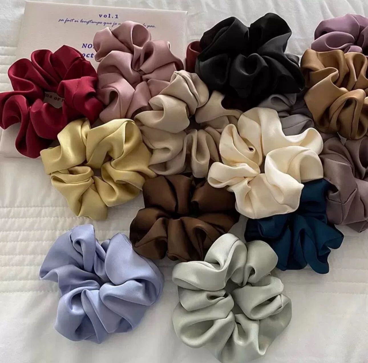 Satin Large Scrunchie – Soft & Stylish Hair Tie for Women