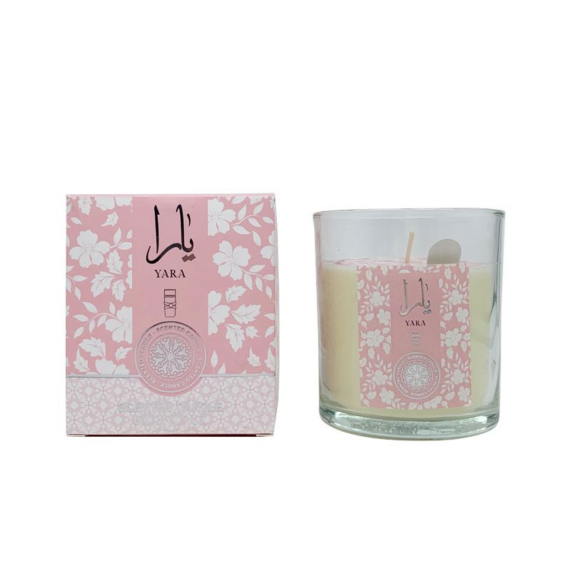 Yara Scented Candle 200g – Pink or Candy – Long Lasting Home Fragrance