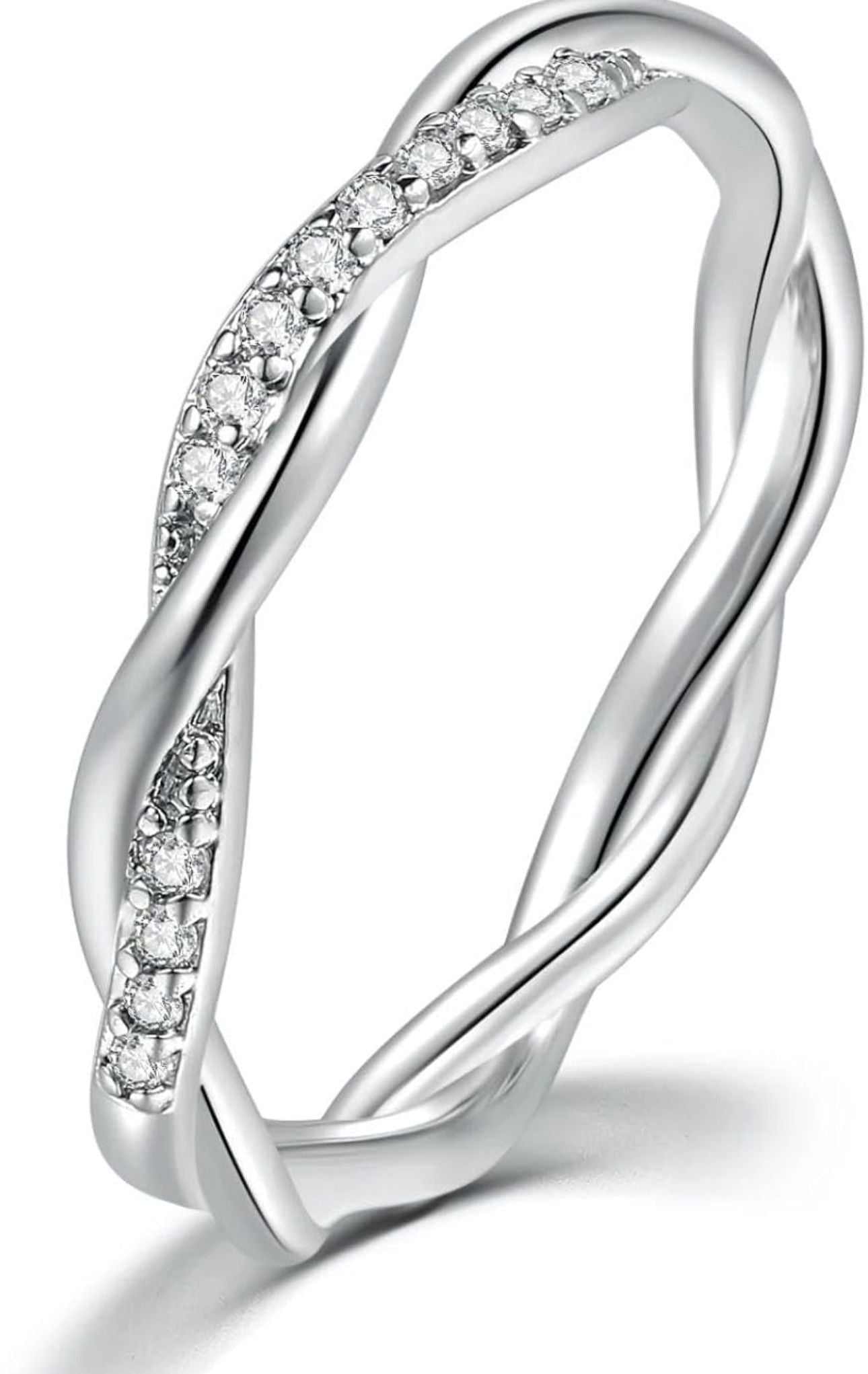 Gold & Silver Color Eternity Rings