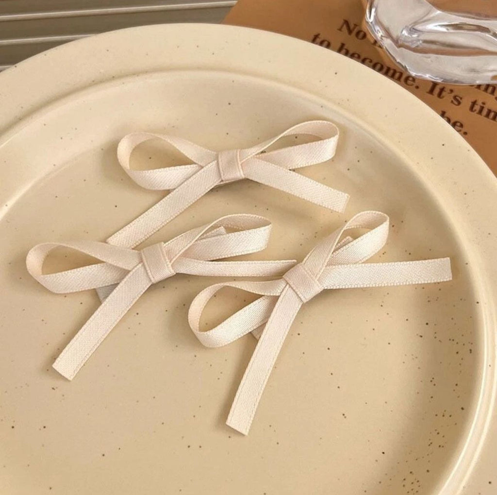 Lace Ribbon Hair Clips – Set of 3 Sweet & Spicy Accessories