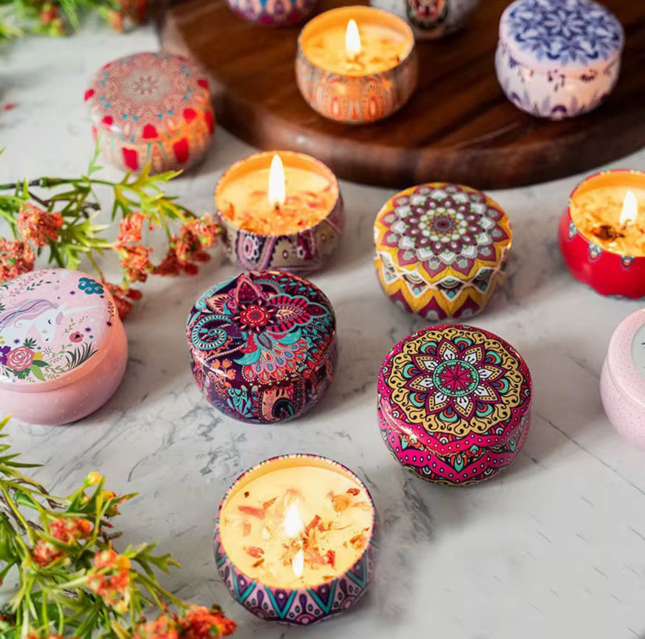 Scented Candles – 5 Fragrances | From £1
