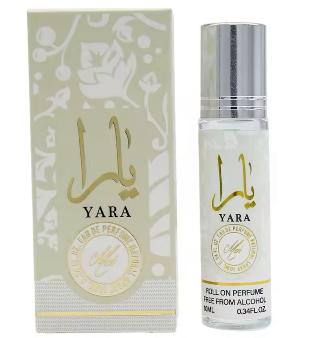 Yara Arabian Roll-On Perfume 10ml – Long-lasting & Alcohol-Free – Only £2
