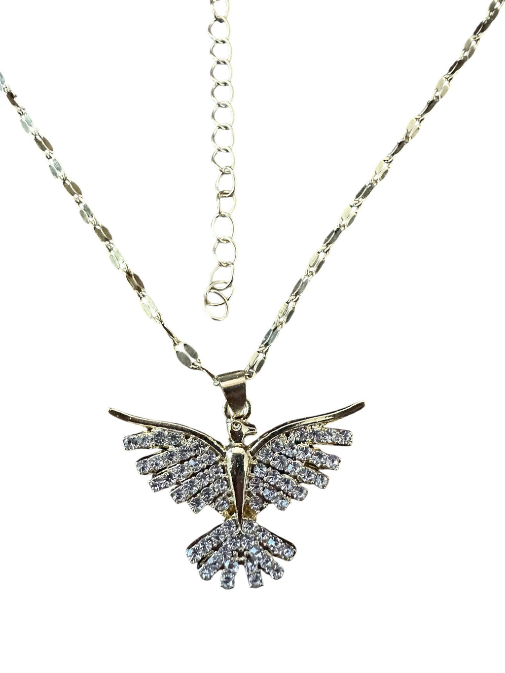 Crystal Phoenix Wings Necklace