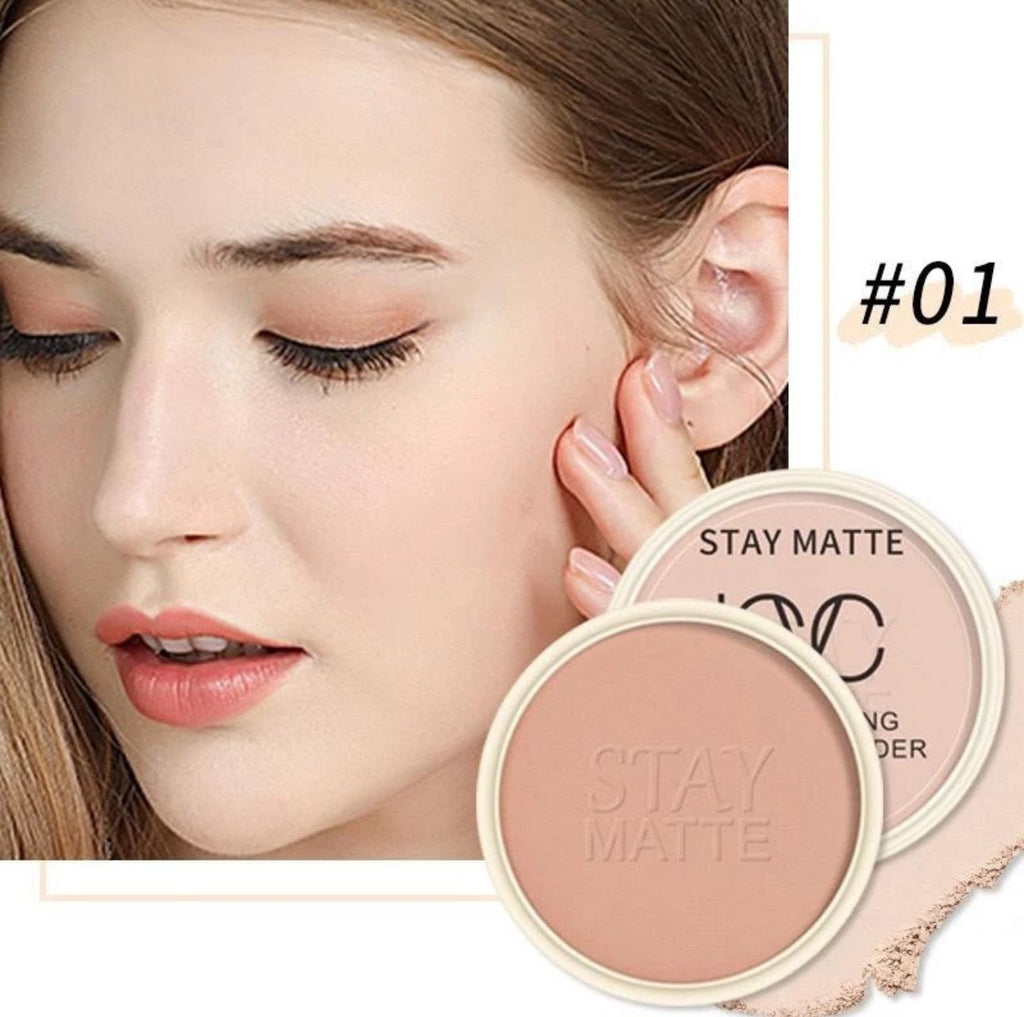 ICVC Stay Matte Long Lasting Pressed Powder – Shine Control Face Powder