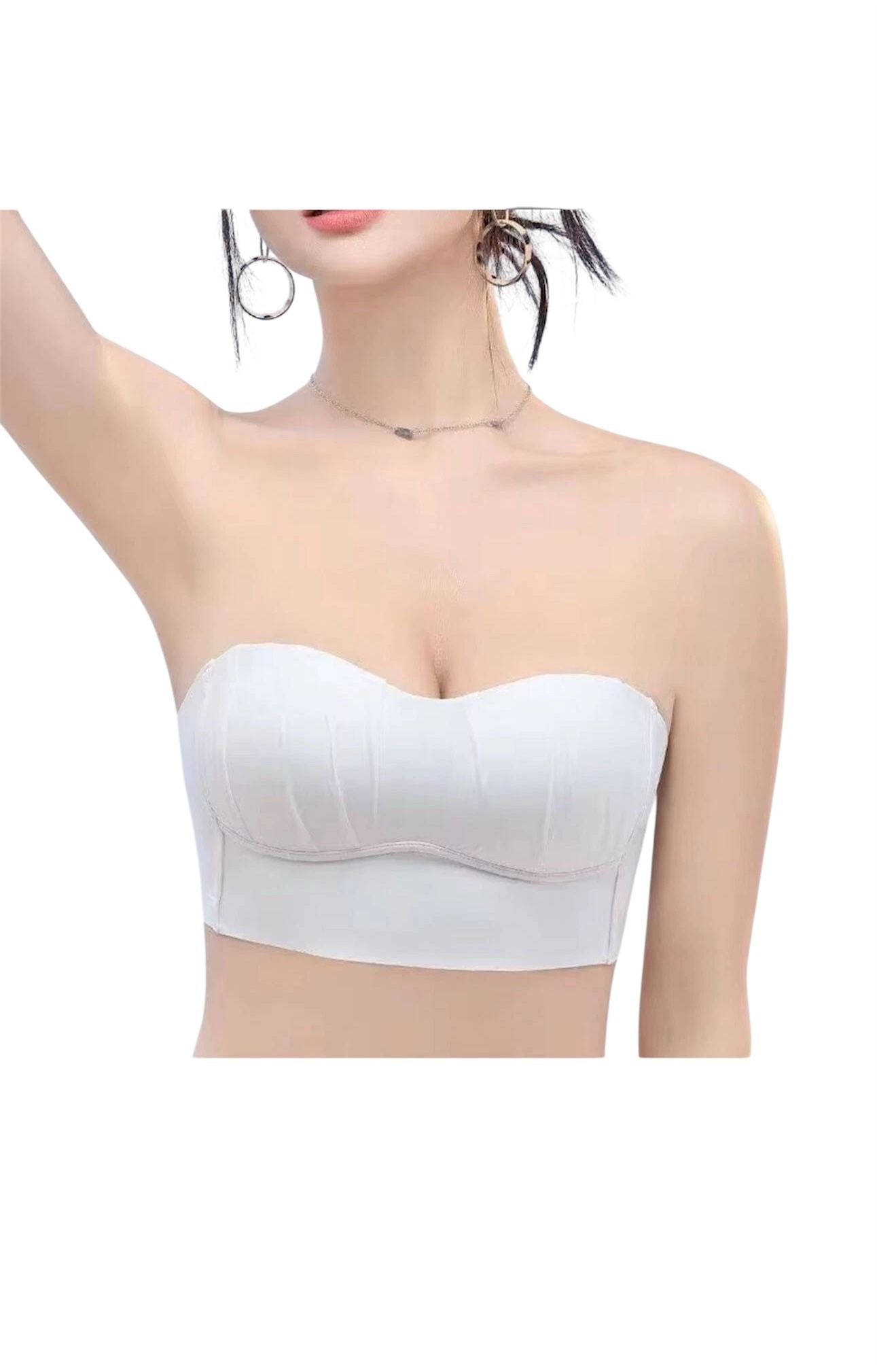Minimalist Solid Color Wire-Free Push-Up Bra