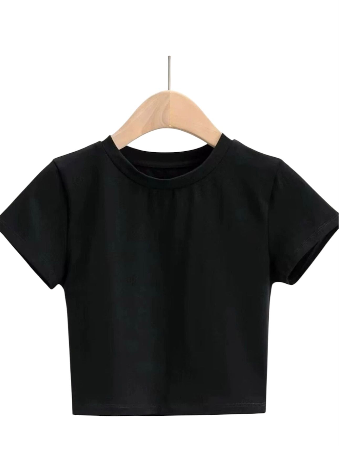 Women’s Summer Black T-Shirt – Casual Everyday Top