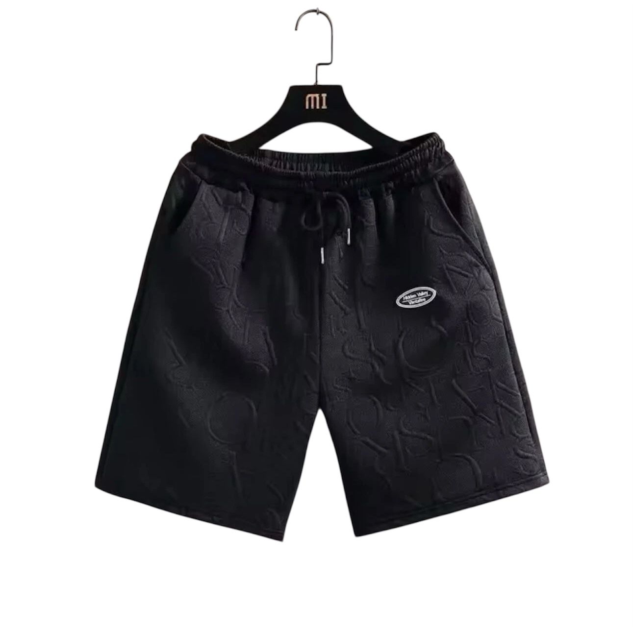 Men’s 3D Embossed T-Shirt & Shorts Set