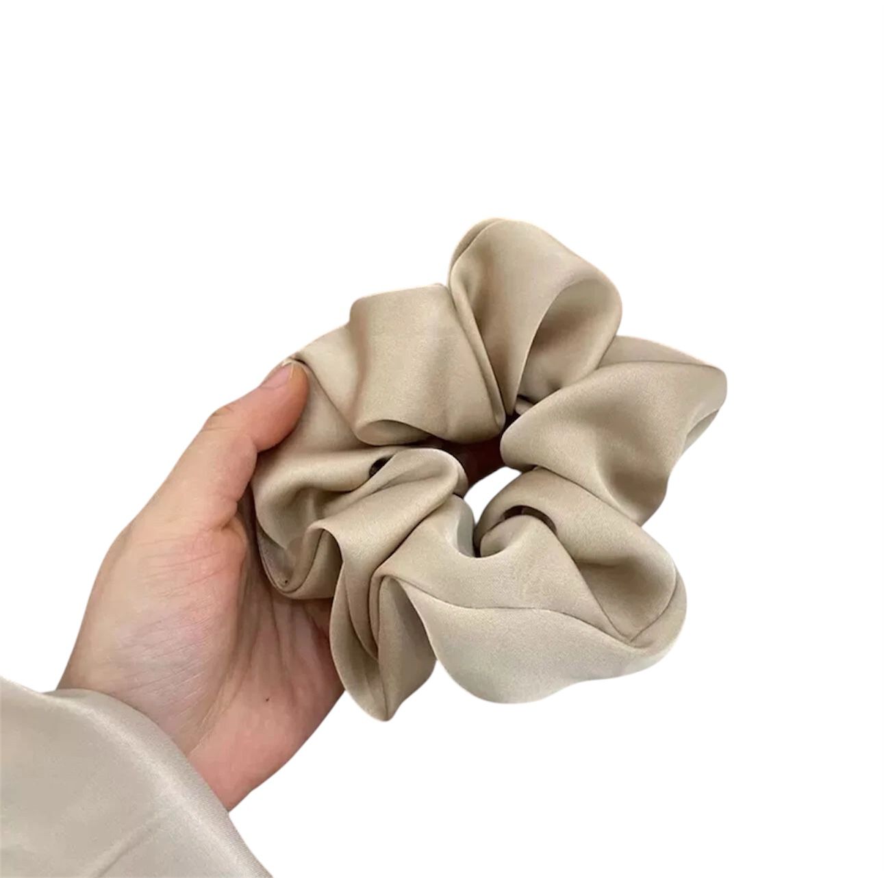Satin Large Scrunchie – Soft & Stylish Hair Tie for Women