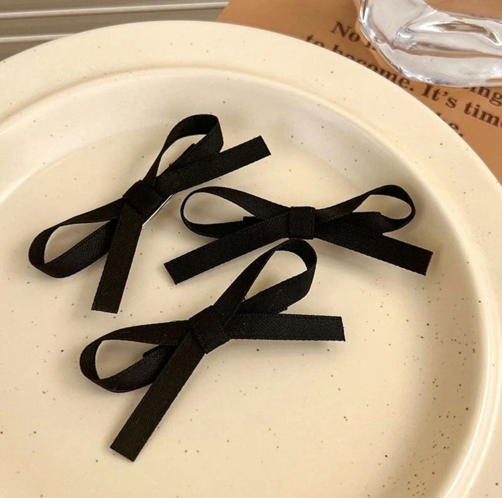 Lace Ribbon Hair Clips – Set of 3 Sweet & Spicy Accessories