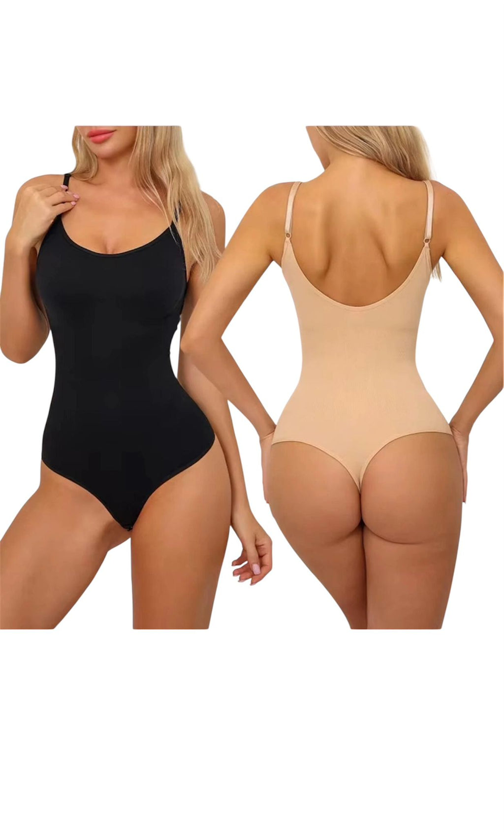 Women’s Ribbed Tummy Control Bodysuit