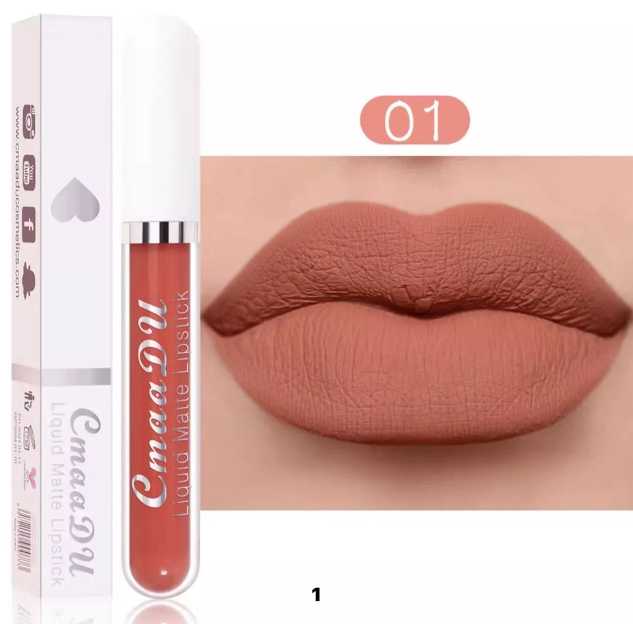4 Colours Matte Liquid Lipstick – Long-Lasting & Waterproof Lip Stain