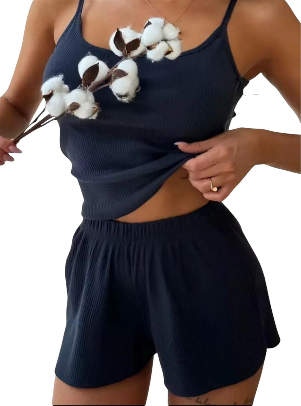 Women’s Cotton Tank & Shorts Pajama Set