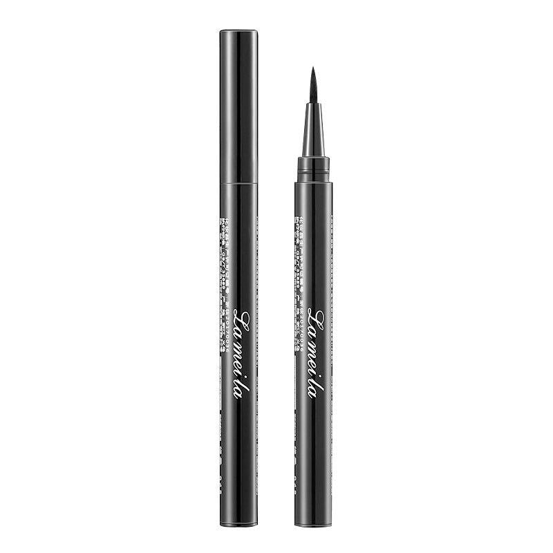 Waterproof & Sweat-Proof Black Eyeliner Pencil - Long-Lasting, Smudge- Pro