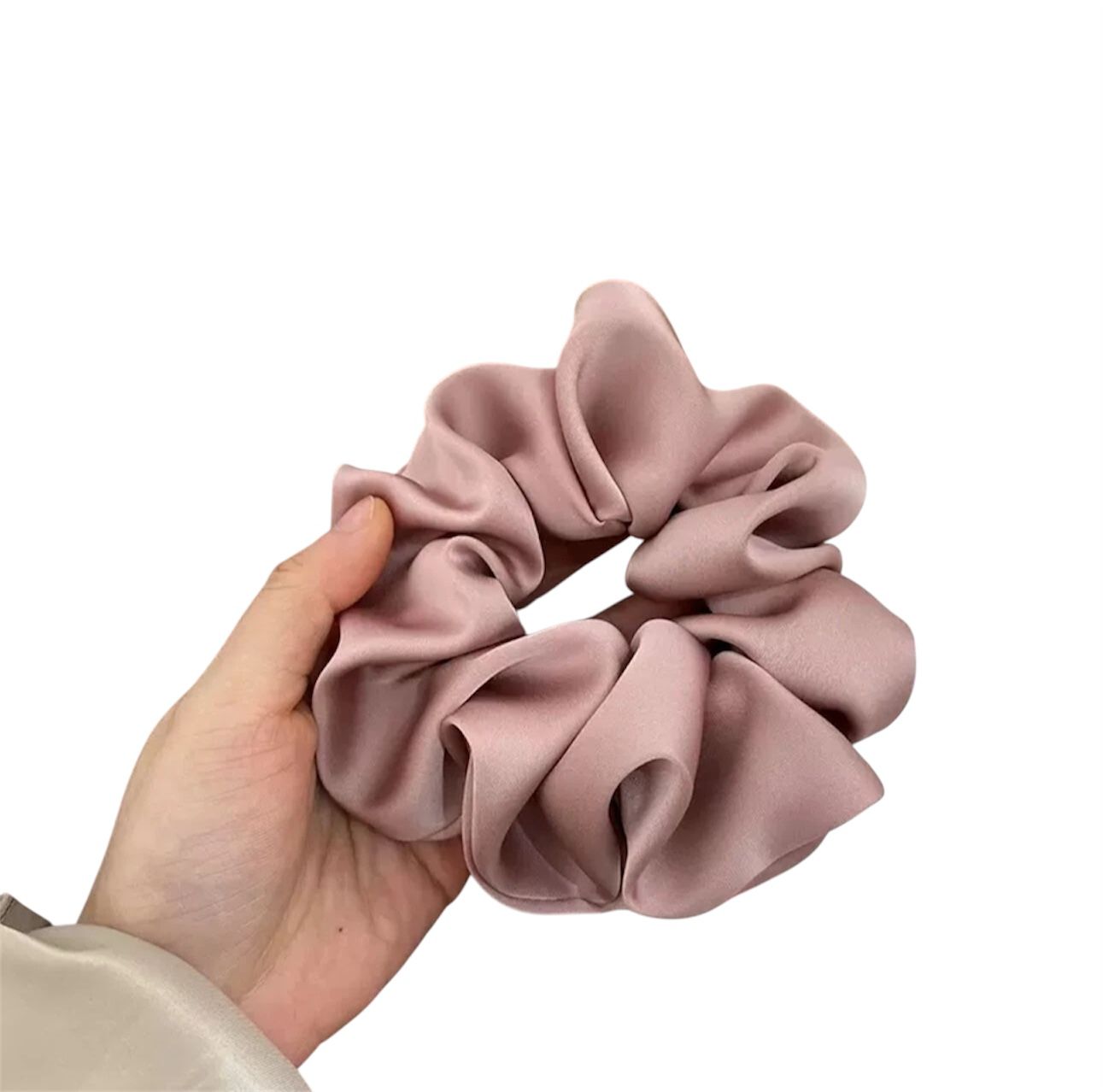 Satin Large Scrunchie – Soft & Stylish Hair Tie for Women