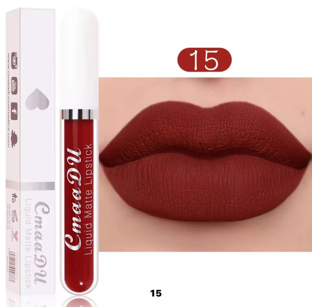 4 Colours Matte Liquid Lipstick – Long-Lasting & Waterproof Lip Stain